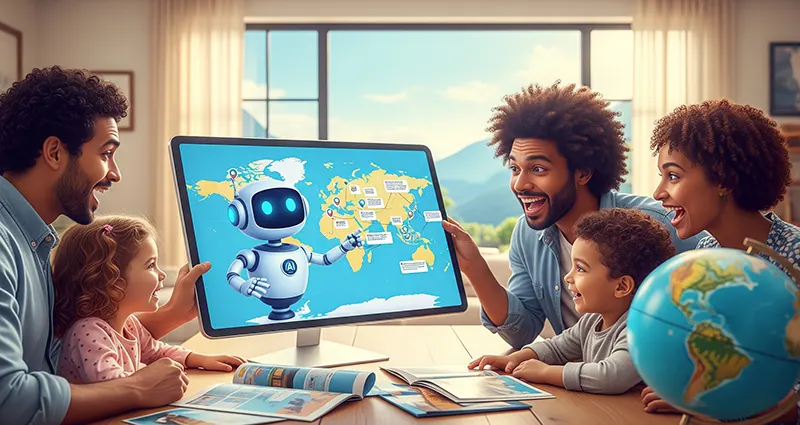 AI Travel Recommendations for Booking a Family Vacation