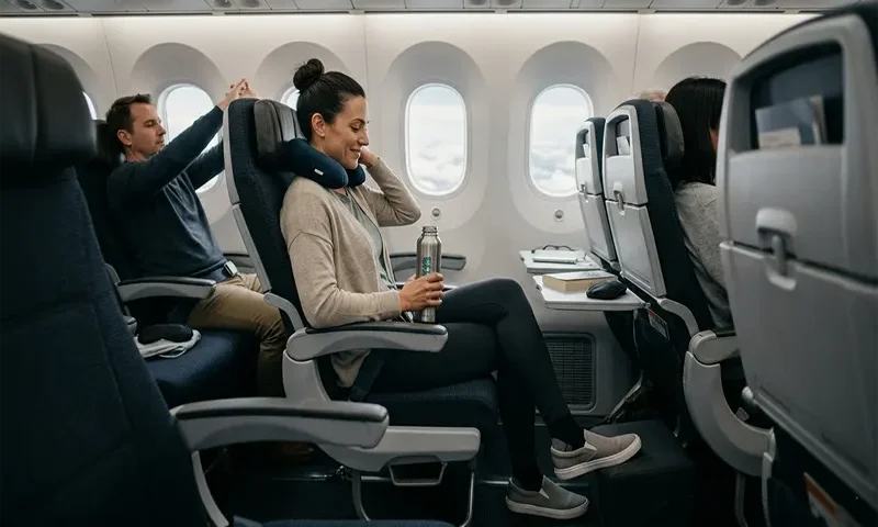 How to Avoid Stiff Joints and Bloating During Long Flights